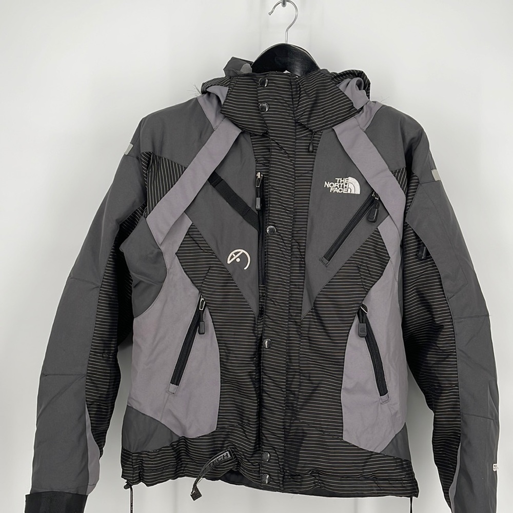 The North Face Womens Steep Tech Ski Gray 550 Insulated Jacket Size M
